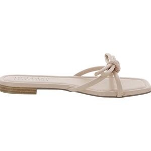 Journee Collection Faux Leather Flat Slide Sandals